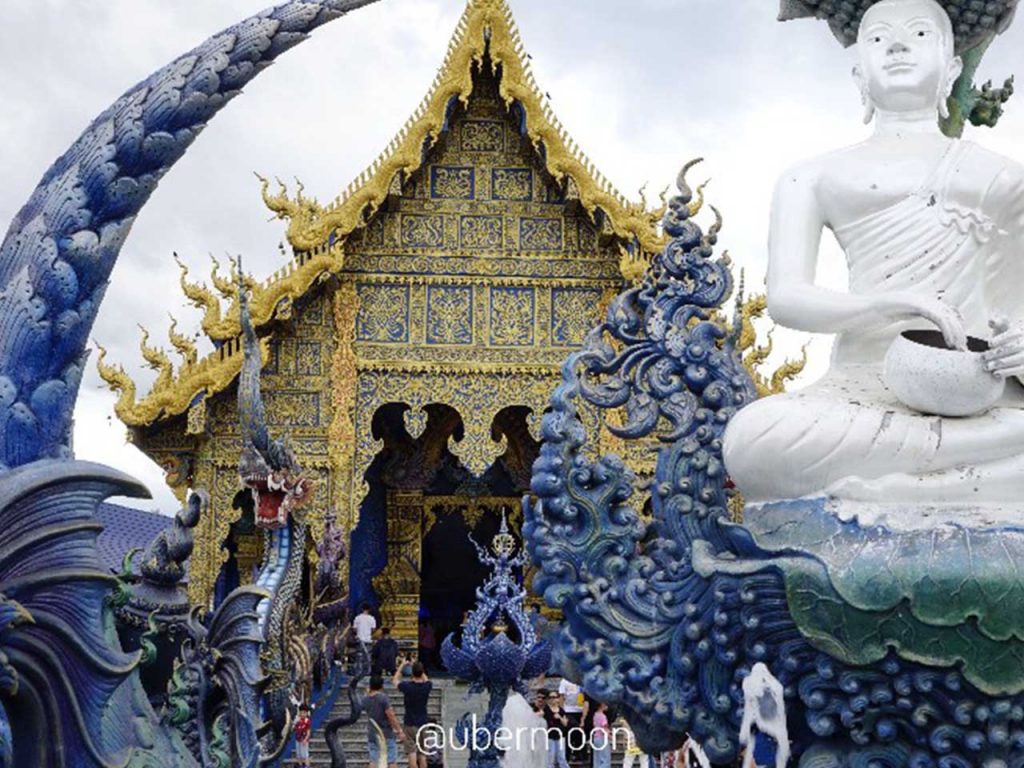 Wat Rong Seur Ten Blue Temple Chiang Rai